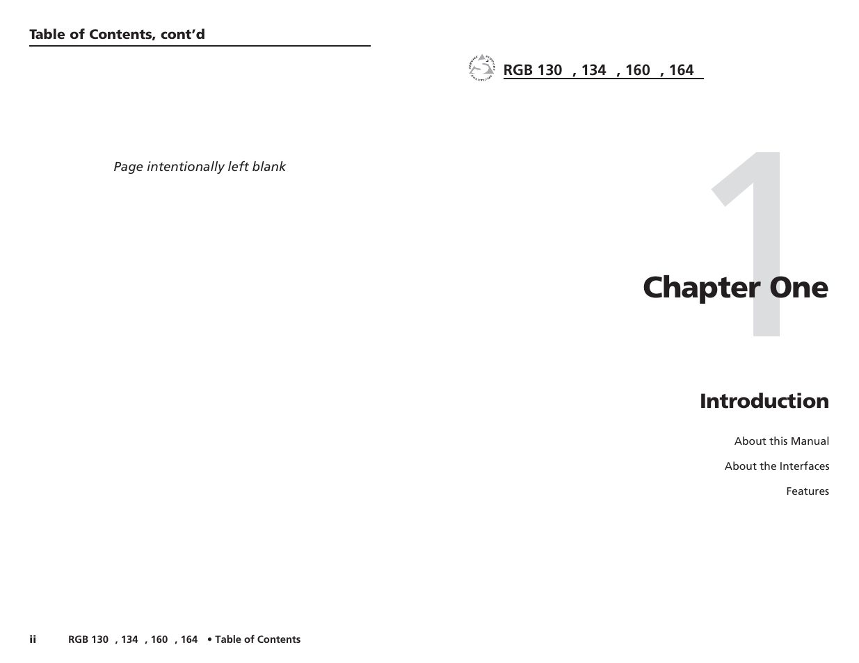 Chapter one | Extron Electronics RGB 164xi User Guide User Manual | Page 4 / 17