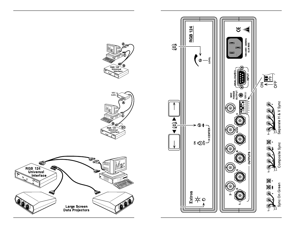 Extron Electronics RGB 124 User Guide User Manual | Page 2 / 2