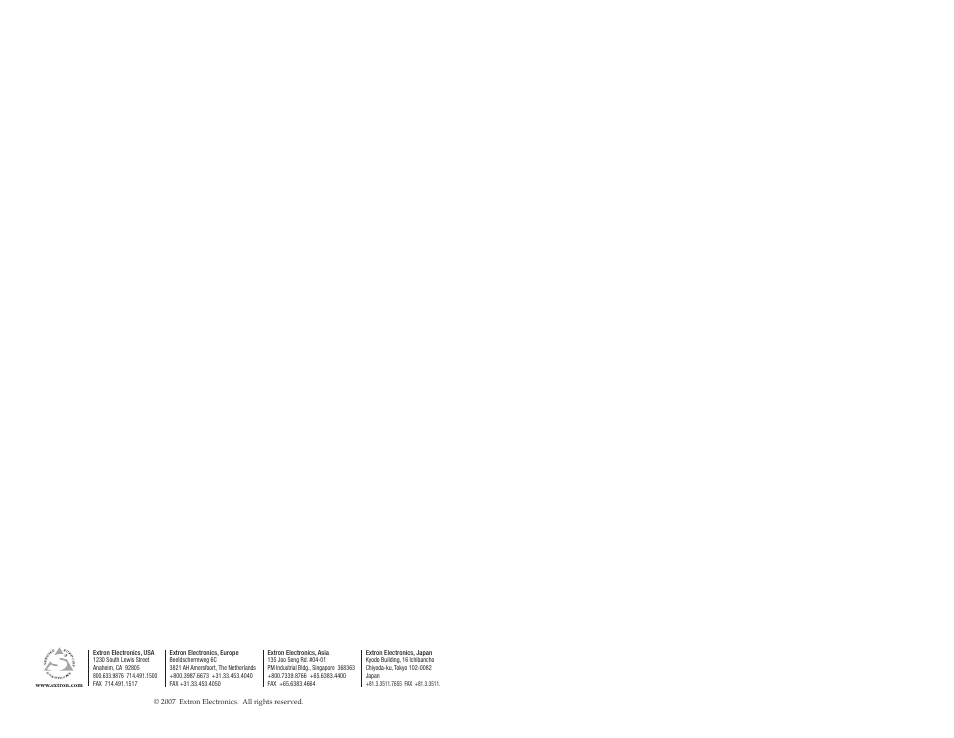 Extron Electronics RGB 112xi User Guide User Manual | Page 17 / 17