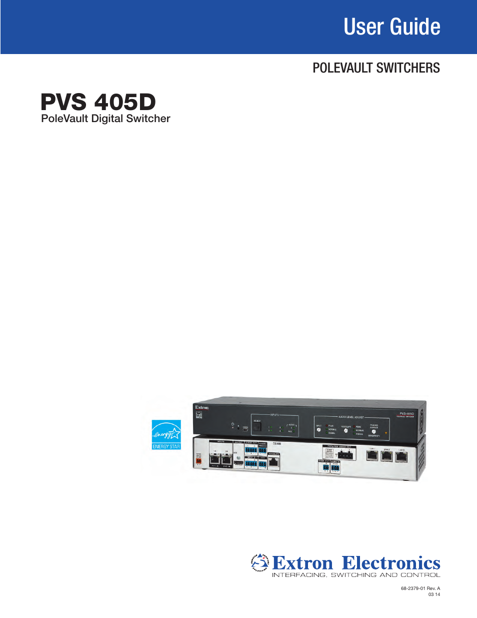 Extron Electronics PVS 405D User Guide User Manual | 58 pages