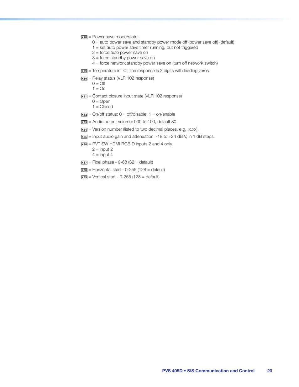 Extron Electronics PVS 405D User Guide User Manual | Page 26 / 58