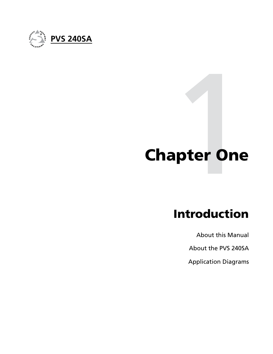 Chapter 1 - introduction, Chapter 1 • introduction | Extron Electronics PVS 204SA User Guide User Manual | Page 7 / 54