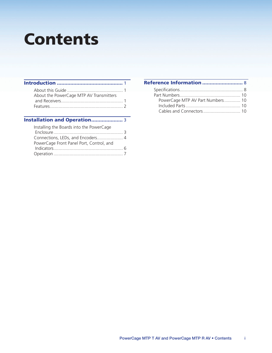 Extron Electronics PowerCage MTP AV Series User Guide User Manual | Page 4 / 15