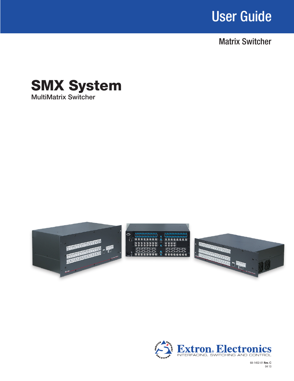 Extron Electronics SMX System User Guide User Manual | 124 pages