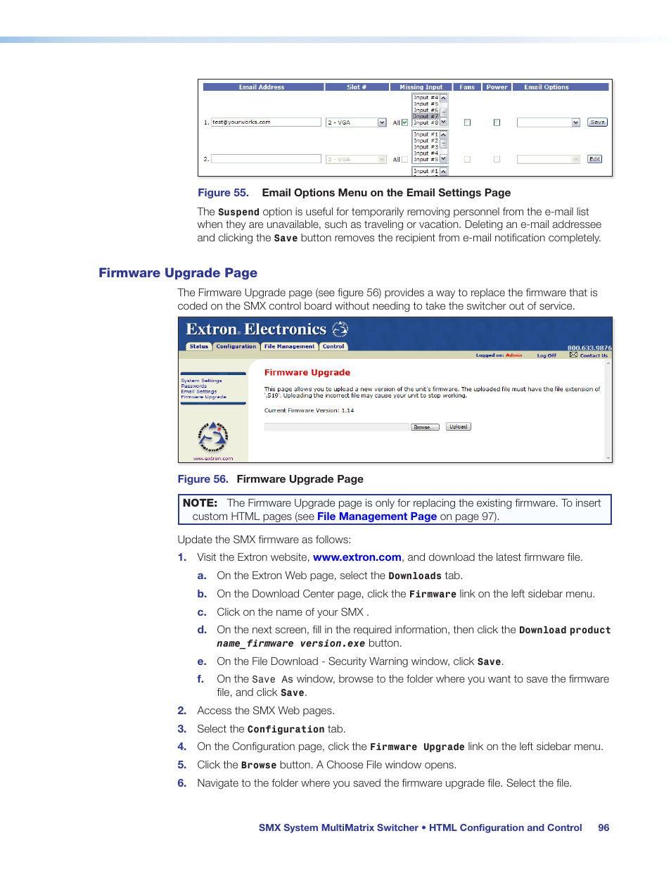 Extron Electronics SMX System User Guide User Manual | Page 102 / 124