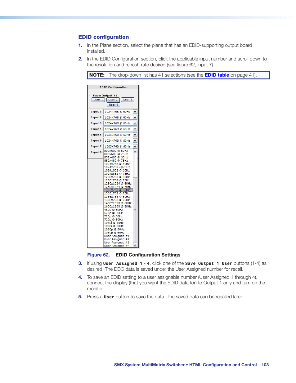 Extron Electronics SMX System User Guide User Manual | Page 109 / 124