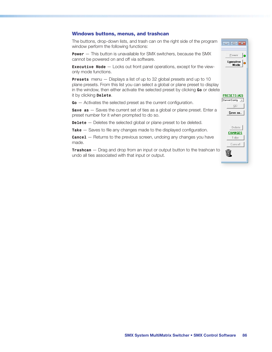 Extron Electronics SMX System User Guide User Manual | Page 92 / 124