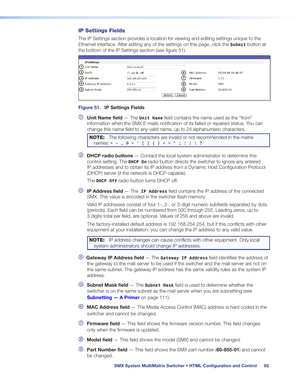 Extron Electronics SMX System User Guide User Manual | Page 98 / 124