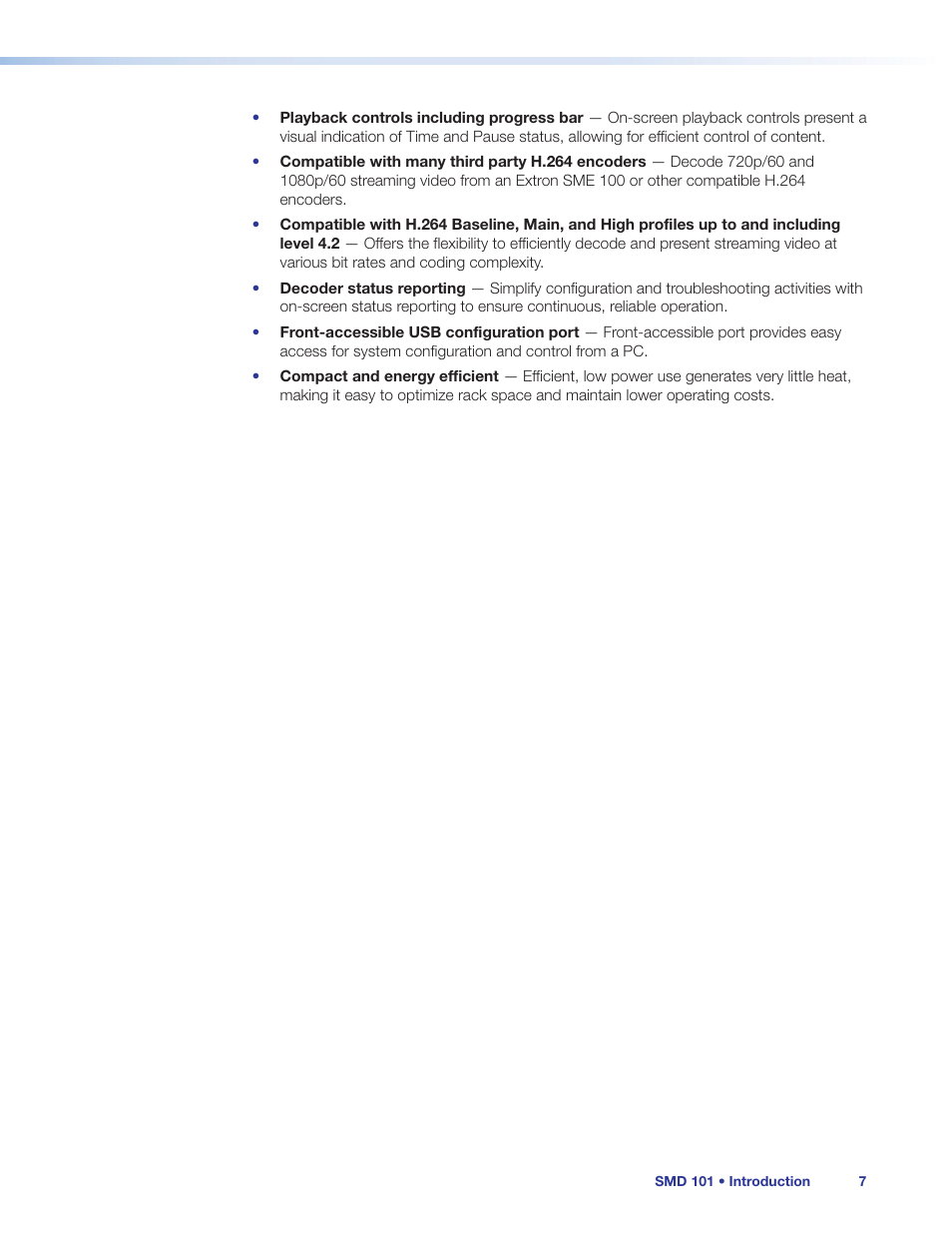 Extron Electronics SMD 101 User Guide User Manual | Page 13 / 105