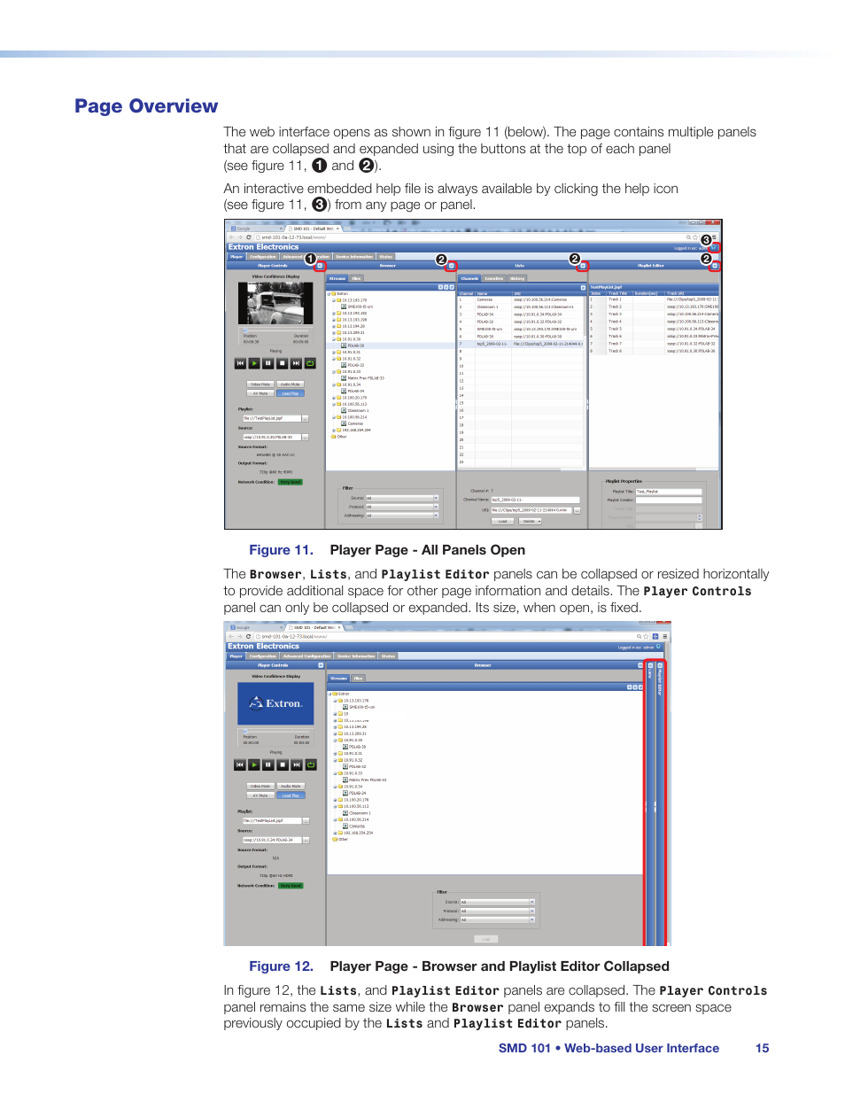 Page overview | Extron Electronics SMD 101 User Guide User Manual | Page 21 / 105