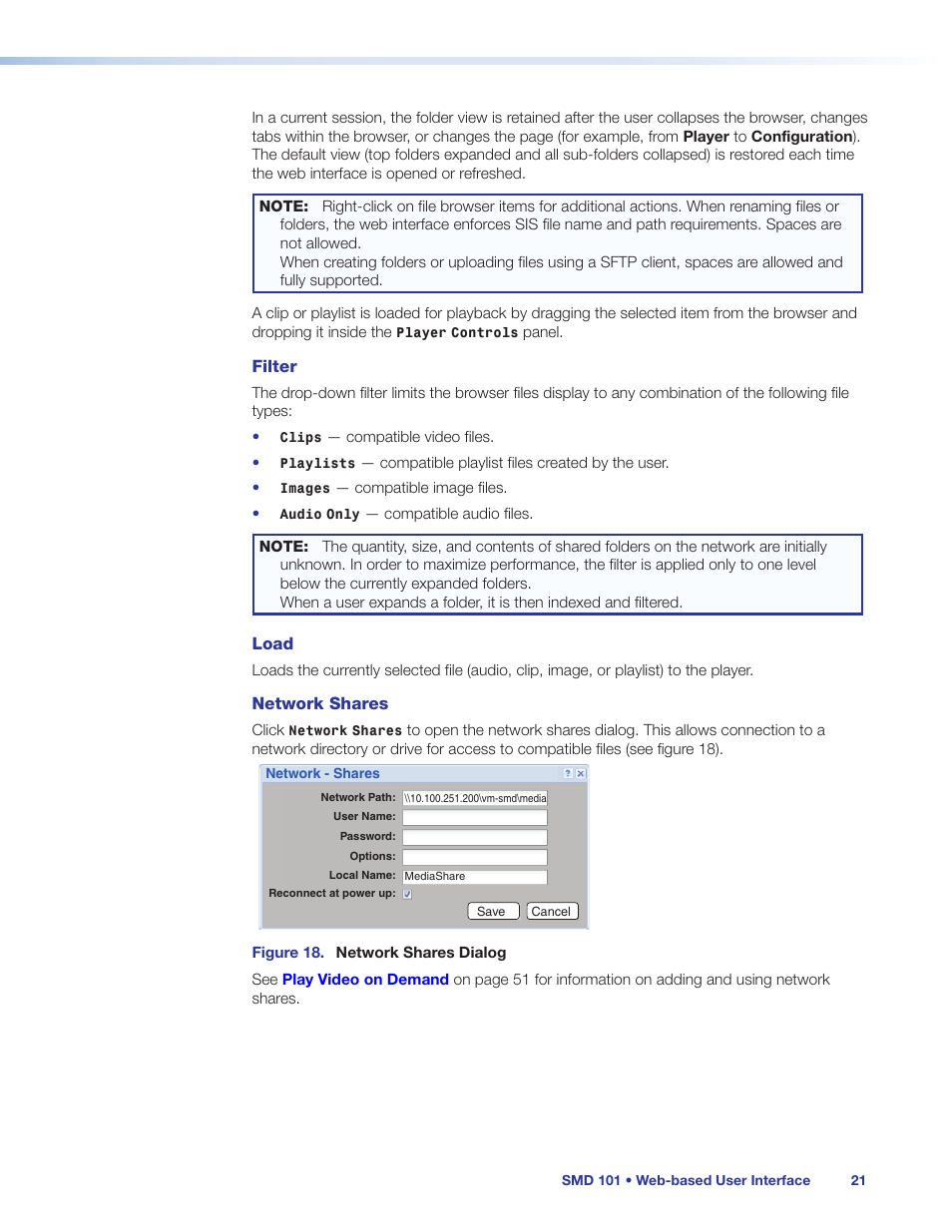 Extron Electronics SMD 101 User Guide User Manual | Page 27 / 105