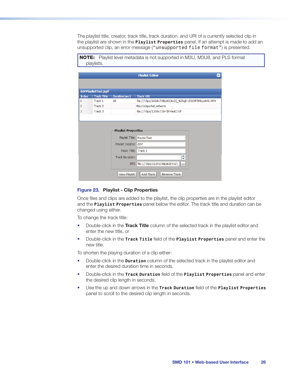 Extron Electronics SMD 101 User Guide User Manual | Page 32 / 105