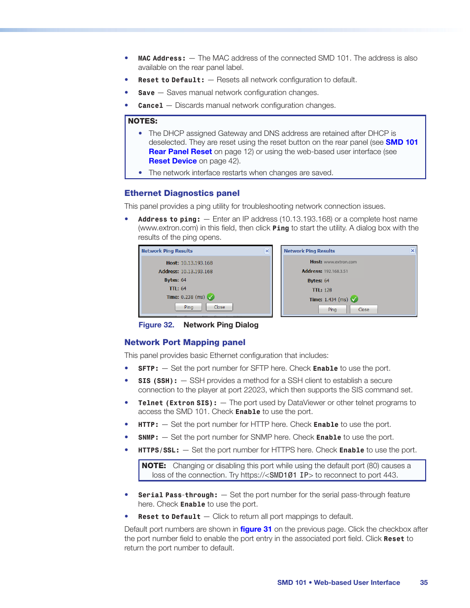 Extron Electronics SMD 101 User Guide User Manual | Page 41 / 105