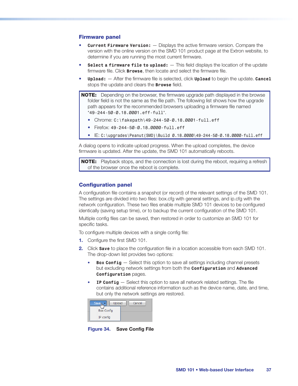 Extron Electronics SMD 101 User Guide User Manual | Page 43 / 105