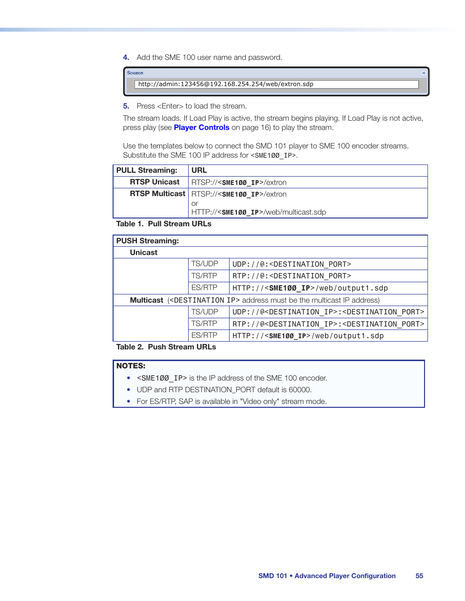 Extron Electronics SMD 101 User Guide User Manual | Page 61 / 105