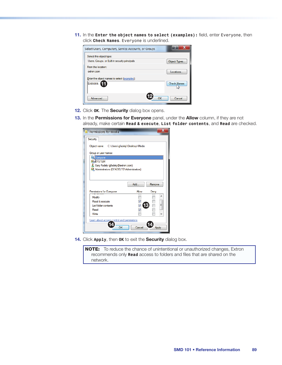 Extron Electronics SMD 101 User Guide User Manual | Page 95 / 105