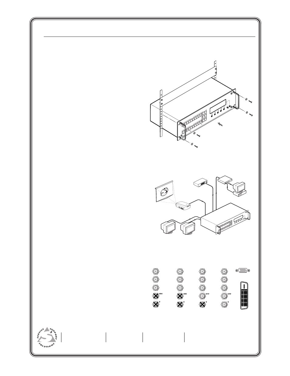 Extron Electronics SGS 408 Quick Start User Manual | 2 pages