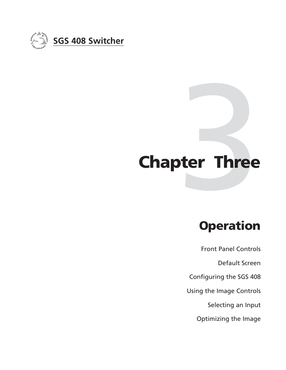 Extron Electronics SGS 408 User Guide User Manual | Page 19 / 64