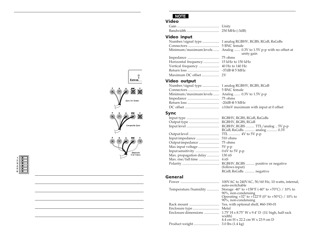 Extron Electronics SC 210 User Guide User Manual | Page 2 / 2