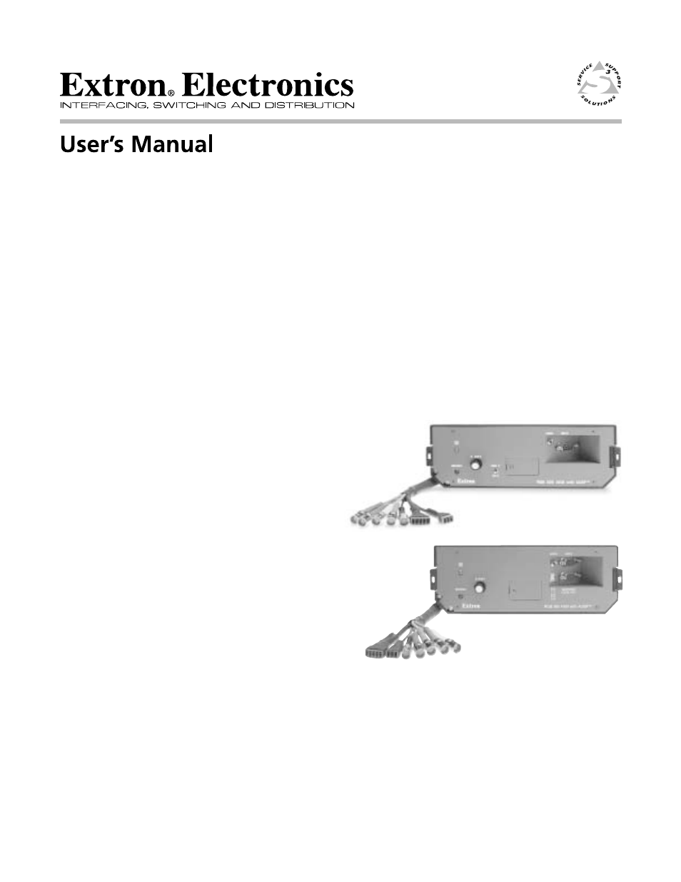 Extron Electronics RGB 560 AKM User Guide User Manual | 25 pages