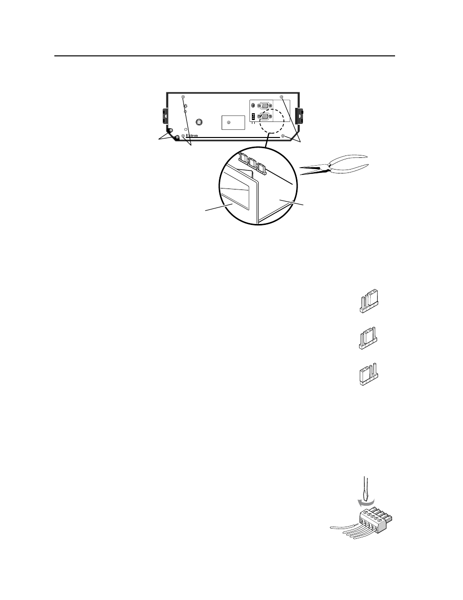 Installation and operation, cont’d, Attaching output cables, Audio output connector | Extron Electronics RGB 560 AKM User Guide User Manual | Page 14 / 25