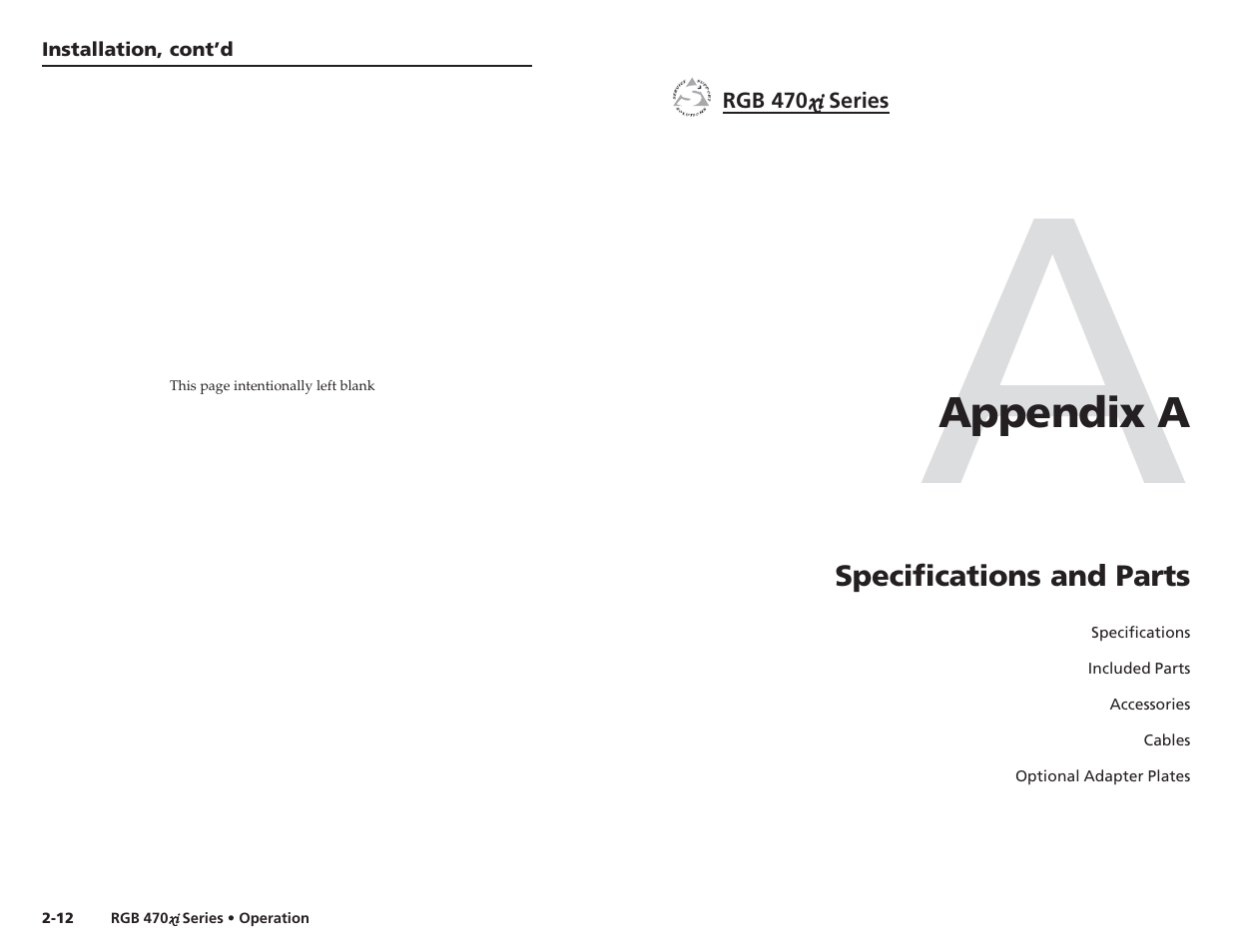 Appendix a | Extron Electronics RGB 472xi_474xi_478xi_478 Mxi User Guide User Manual | Page 13 / 17
