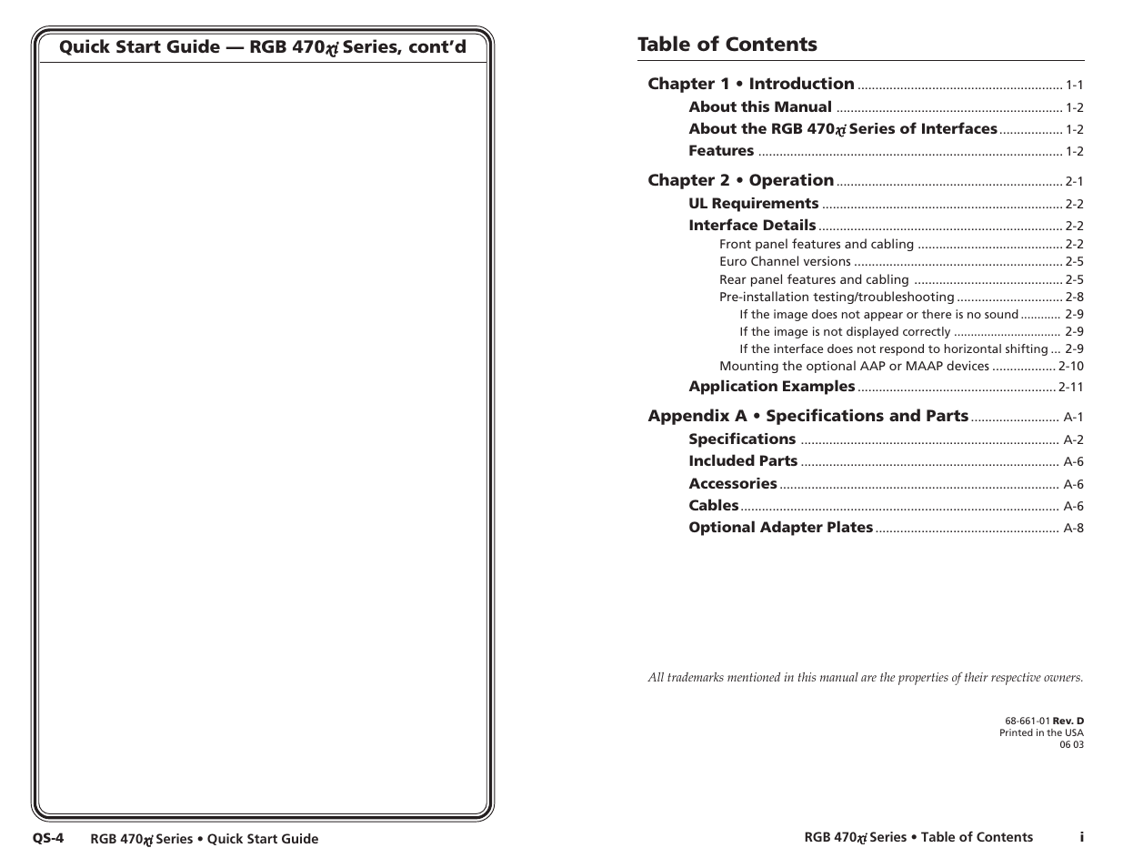 Extron Electronics RGB 472xi_474xi_478xi_478 Mxi User Guide User Manual | Page 5 / 17