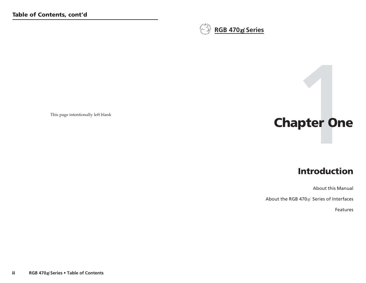 Chapter one | Extron Electronics RGB 472xi_474xi_478xi_478 Mxi User Guide User Manual | Page 6 / 17