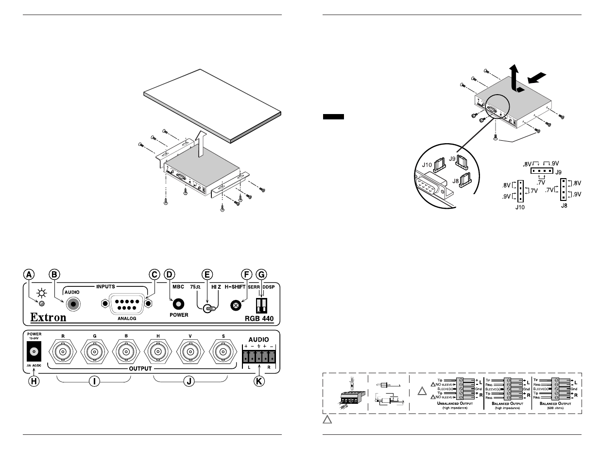 Extron Electronics RGB 440 User Manual | Page 2 / 3