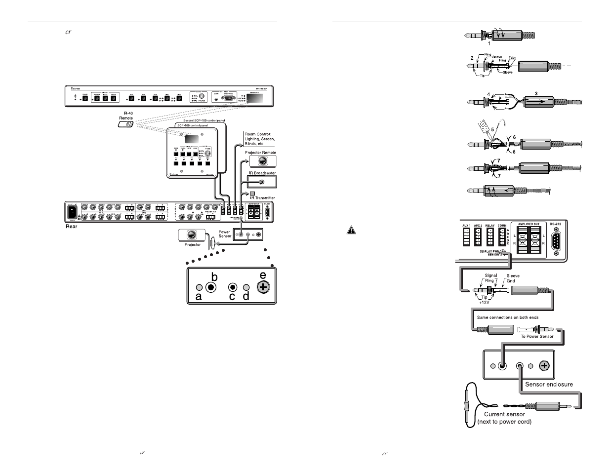 System 5 cr options | Extron Electronics Power Sensor User Manual | Page 2 / 2