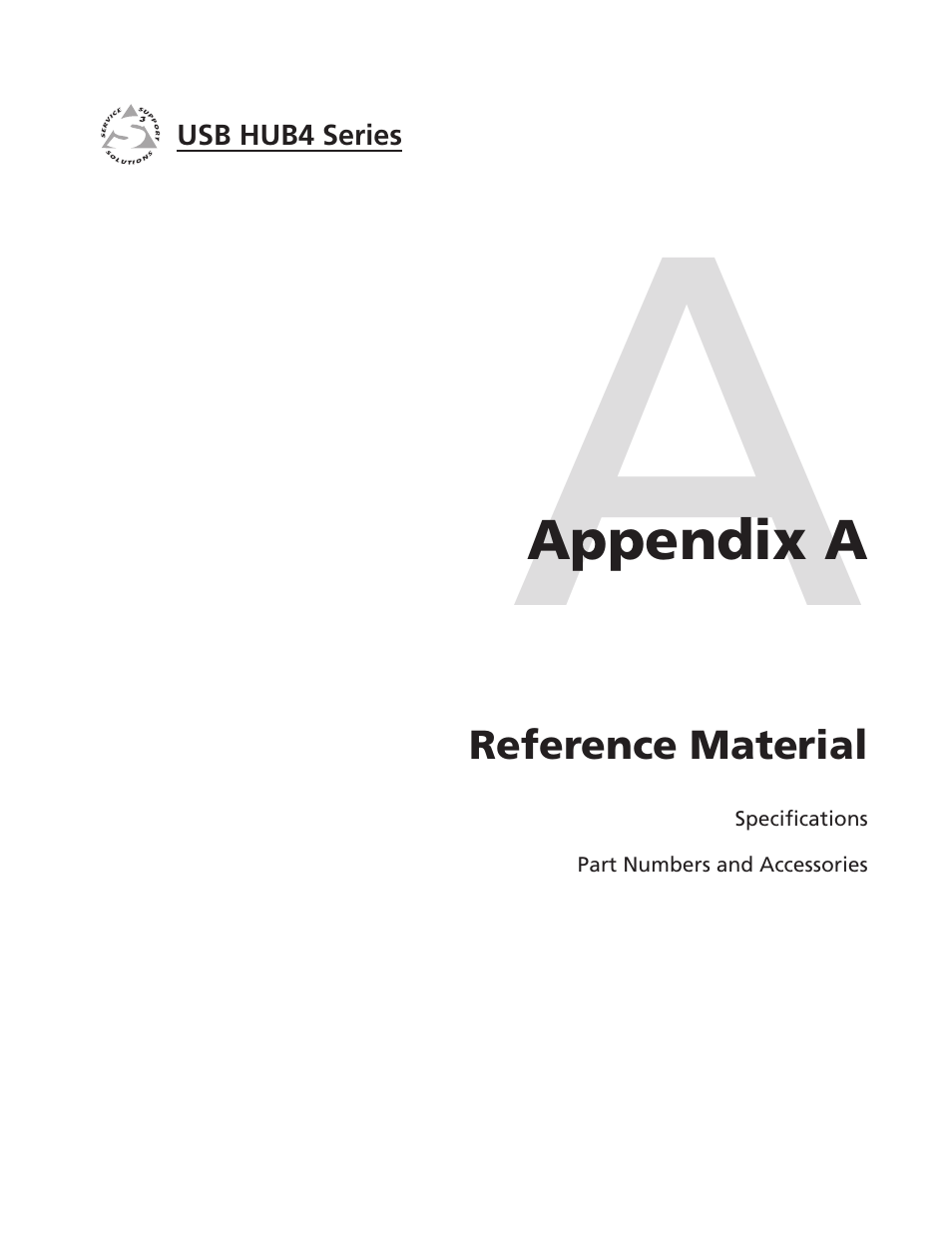 Appendix a: reference material, Appendix a • reference material | Extron Electronics USB HUB4 Series User Guide User Manual | Page 23 / 28