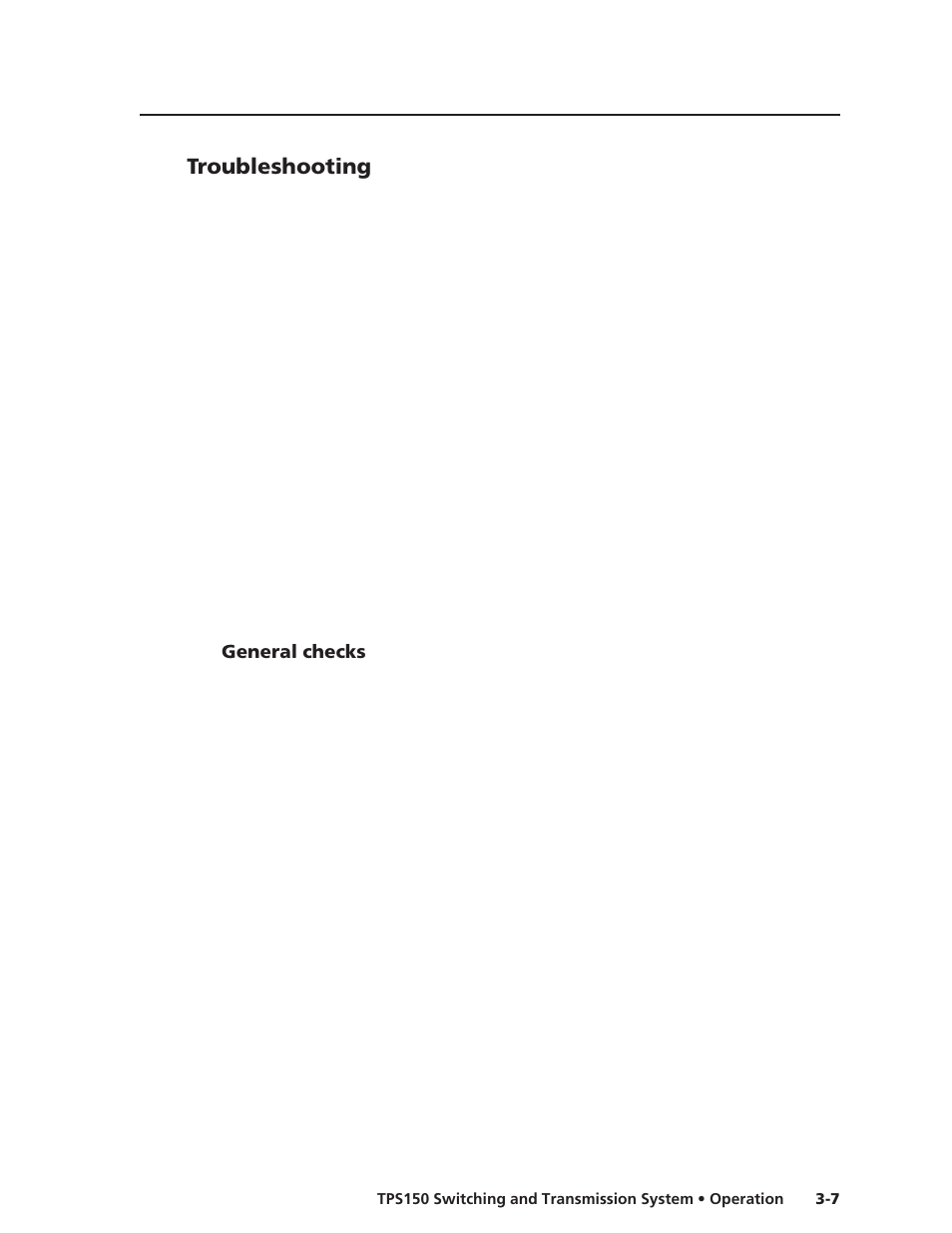 Troubleshooting, General checks | Extron Electronics TPS150 User Guide User Manual | Page 27 / 54