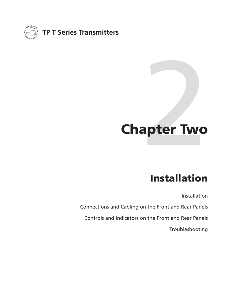Chapter 2: installation, Chapter two • installation | Extron Electronics TP T Series Transmitters User Guide User Manual | Page 11 / 34