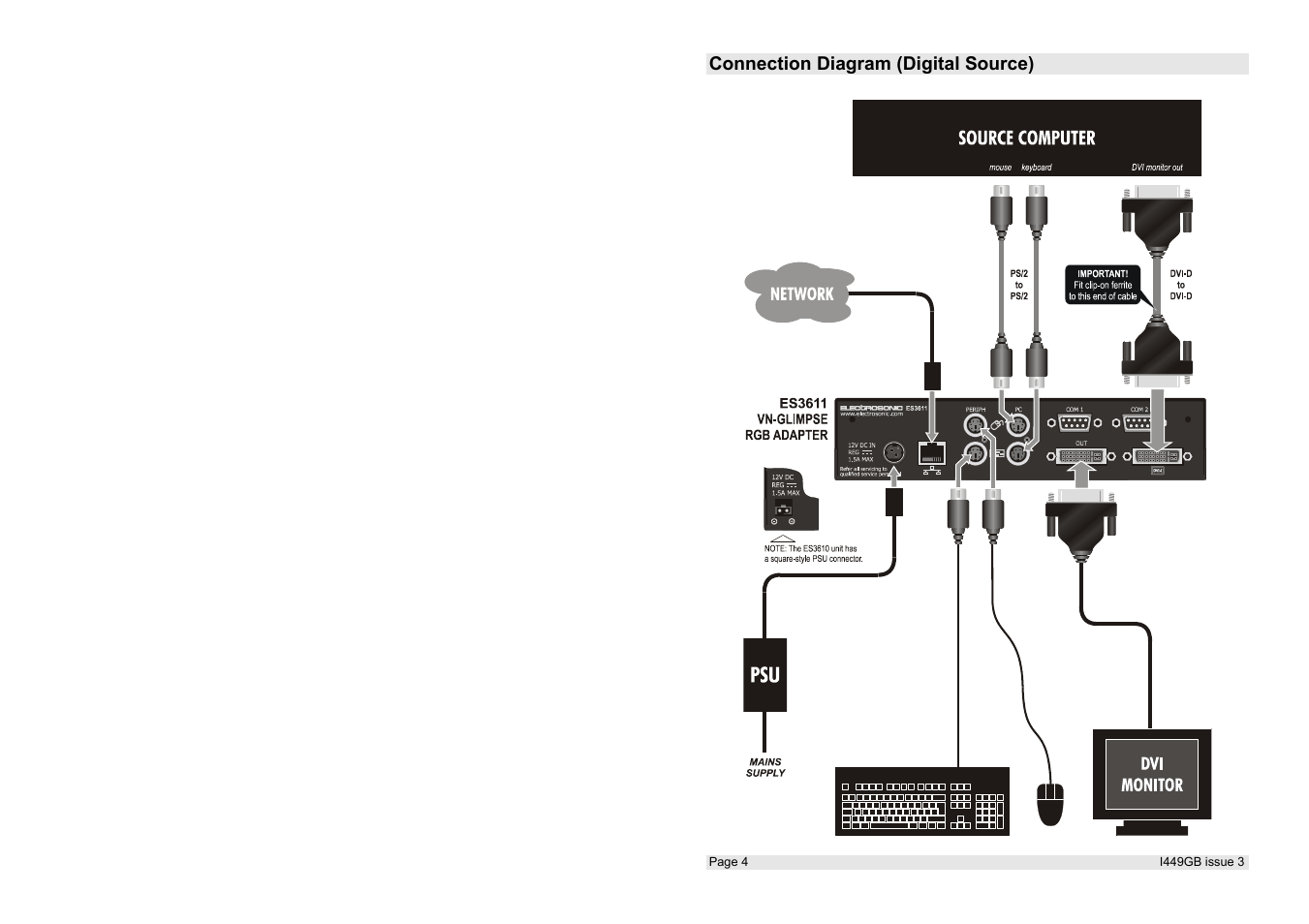 Extron Electronics ES3610_11 Quick Start User Manual | Page 4 / 8
