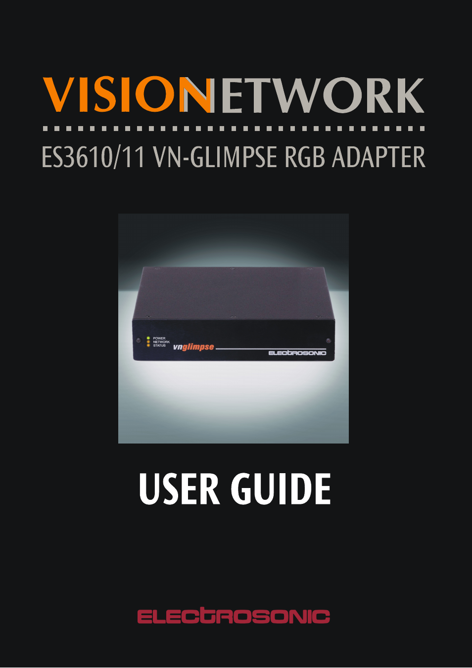 Extron Electronics ES3610_11 User Guide User Manual | 59 pages
