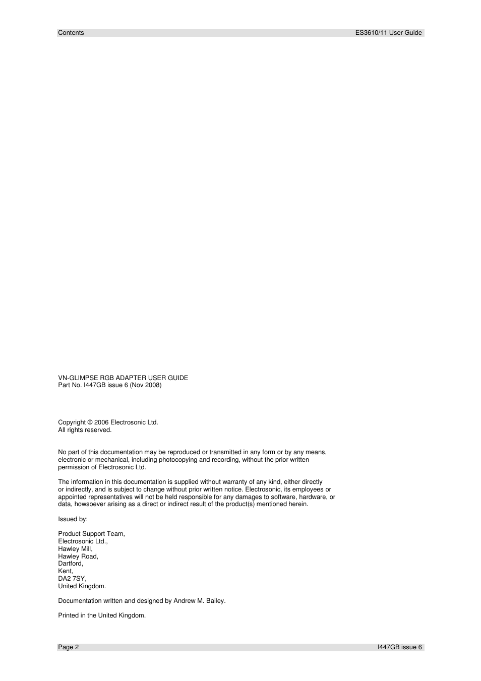 Extron Electronics ES3610_11 User Guide User Manual | Page 2 / 59