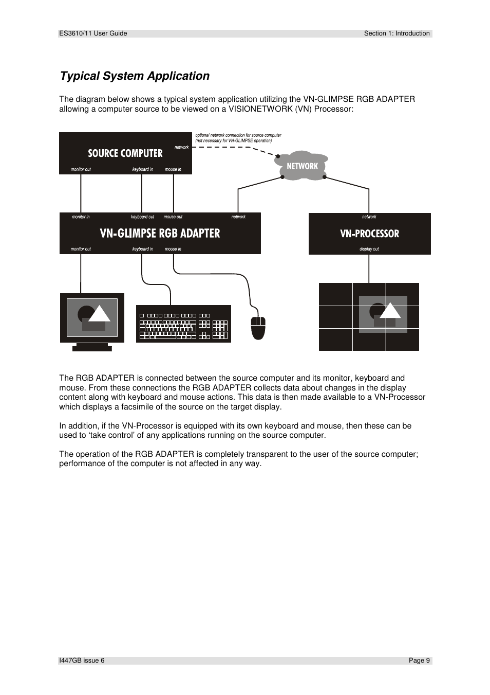 Typical system application | Extron Electronics ES3610_11 User Guide User Manual | Page 9 / 59