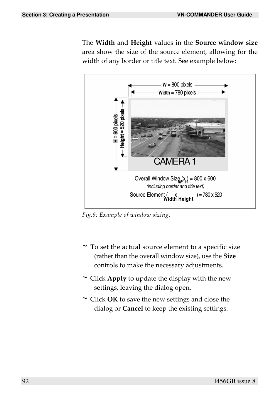 Camera 1 | Extron Electronics VN-COMMANDER User Manual | Page 102 / 155
