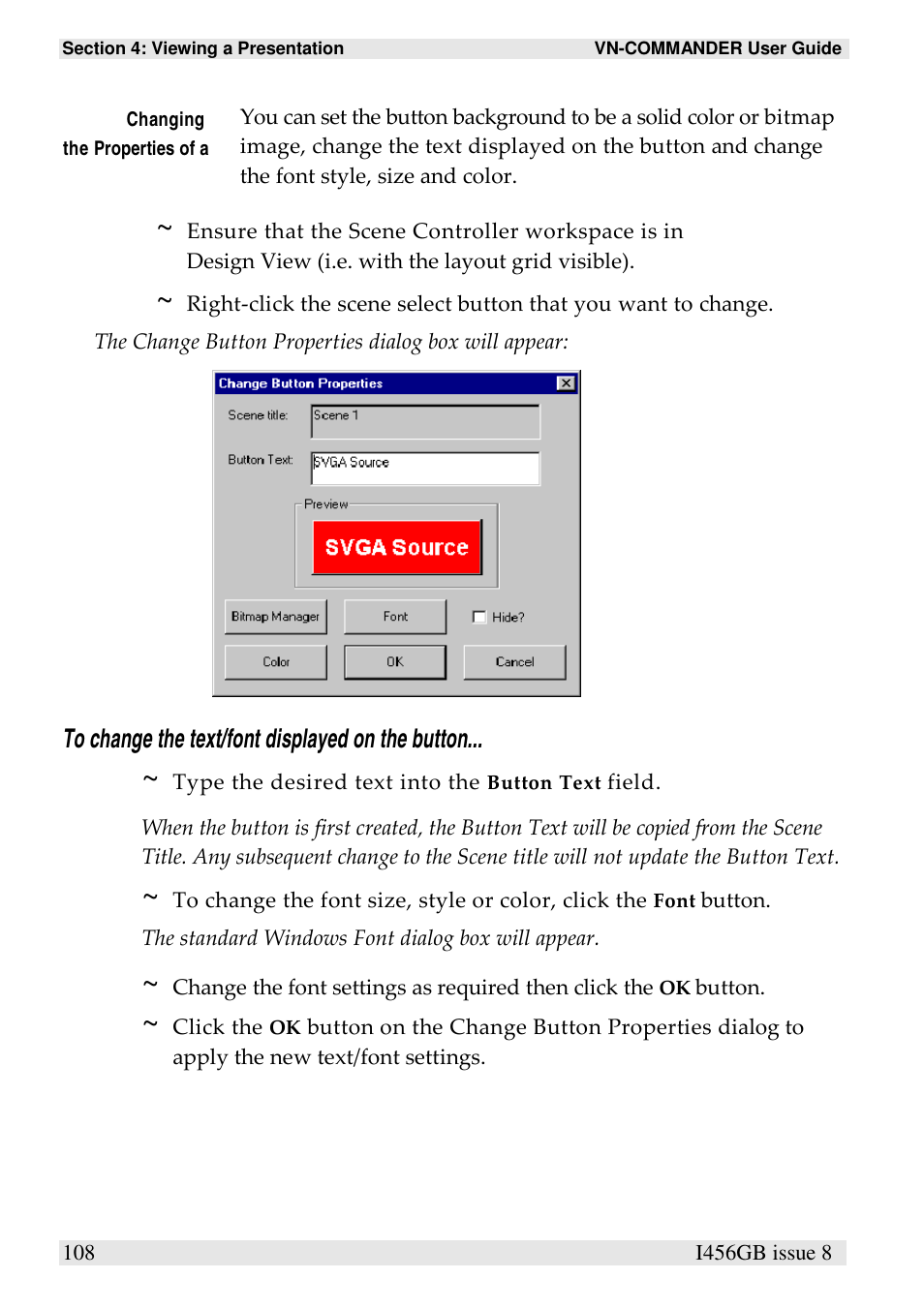 Extron Electronics VN-COMMANDER User Manual | Page 118 / 155