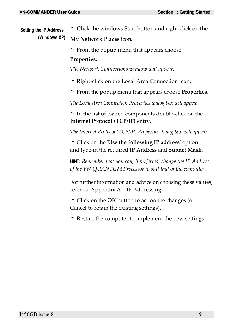 Extron Electronics VN-COMMANDER User Manual | Page 19 / 155