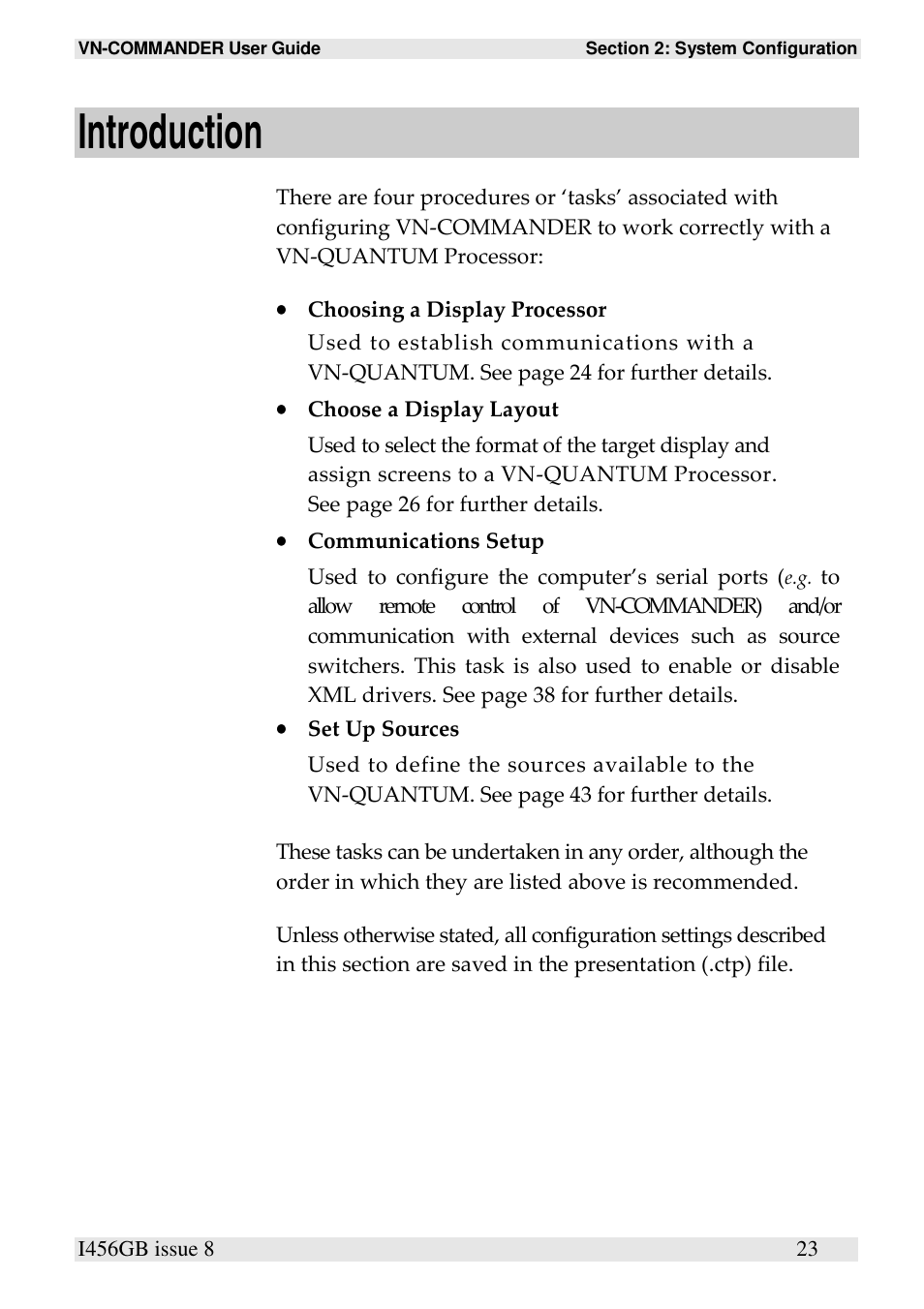 Introduction | Extron Electronics VN-COMMANDER User Manual | Page 33 / 155