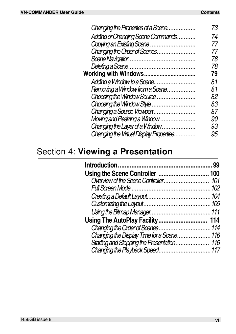 Extron Electronics VN-COMMANDER User Manual | Page 8 / 155