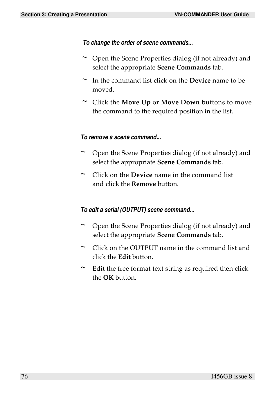 Extron Electronics VN-COMMANDER User Manual | Page 86 / 155