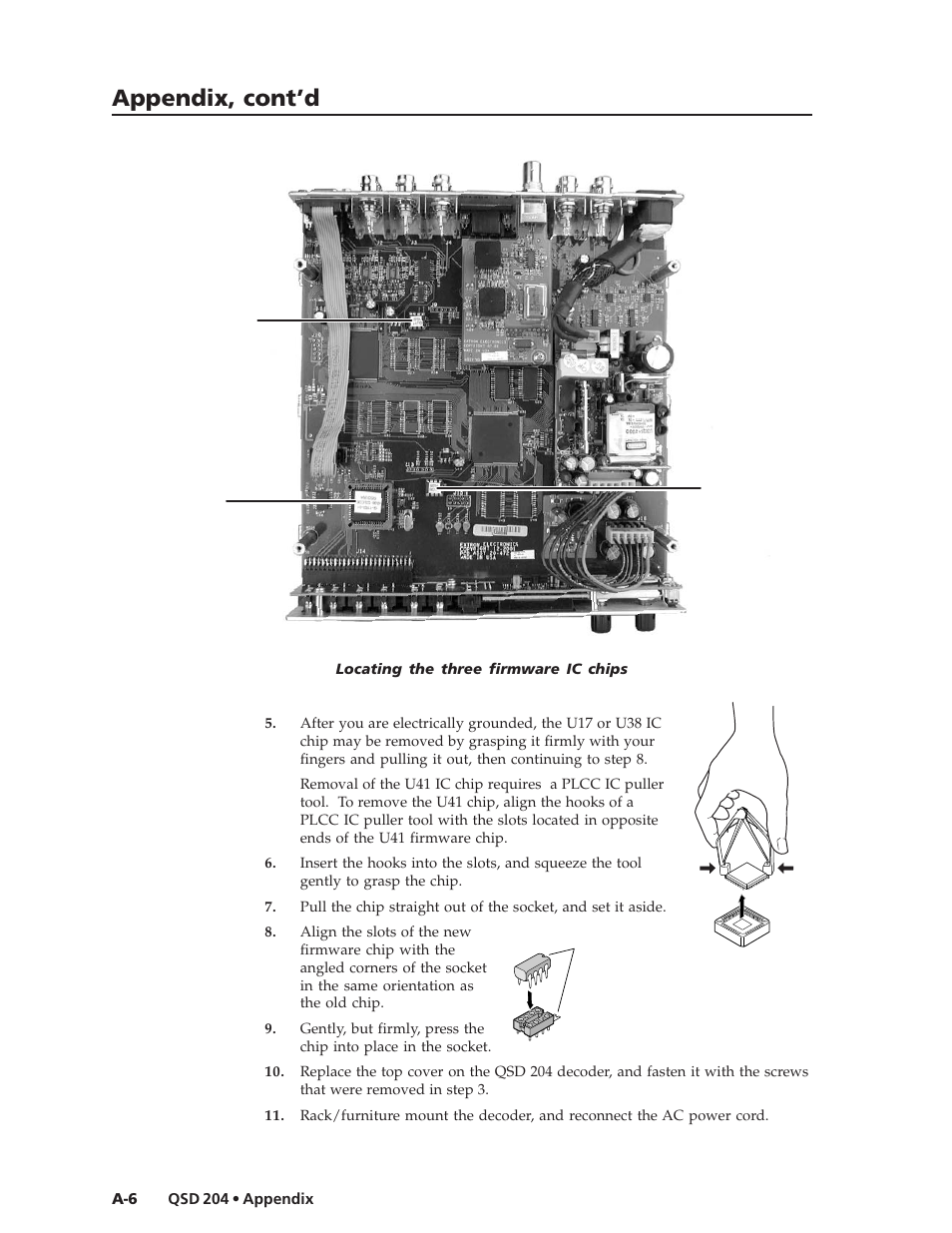 Appendix, cont’d | Extron Electronics QSD 204_204D User Guide User Manual | Page 46 / 48