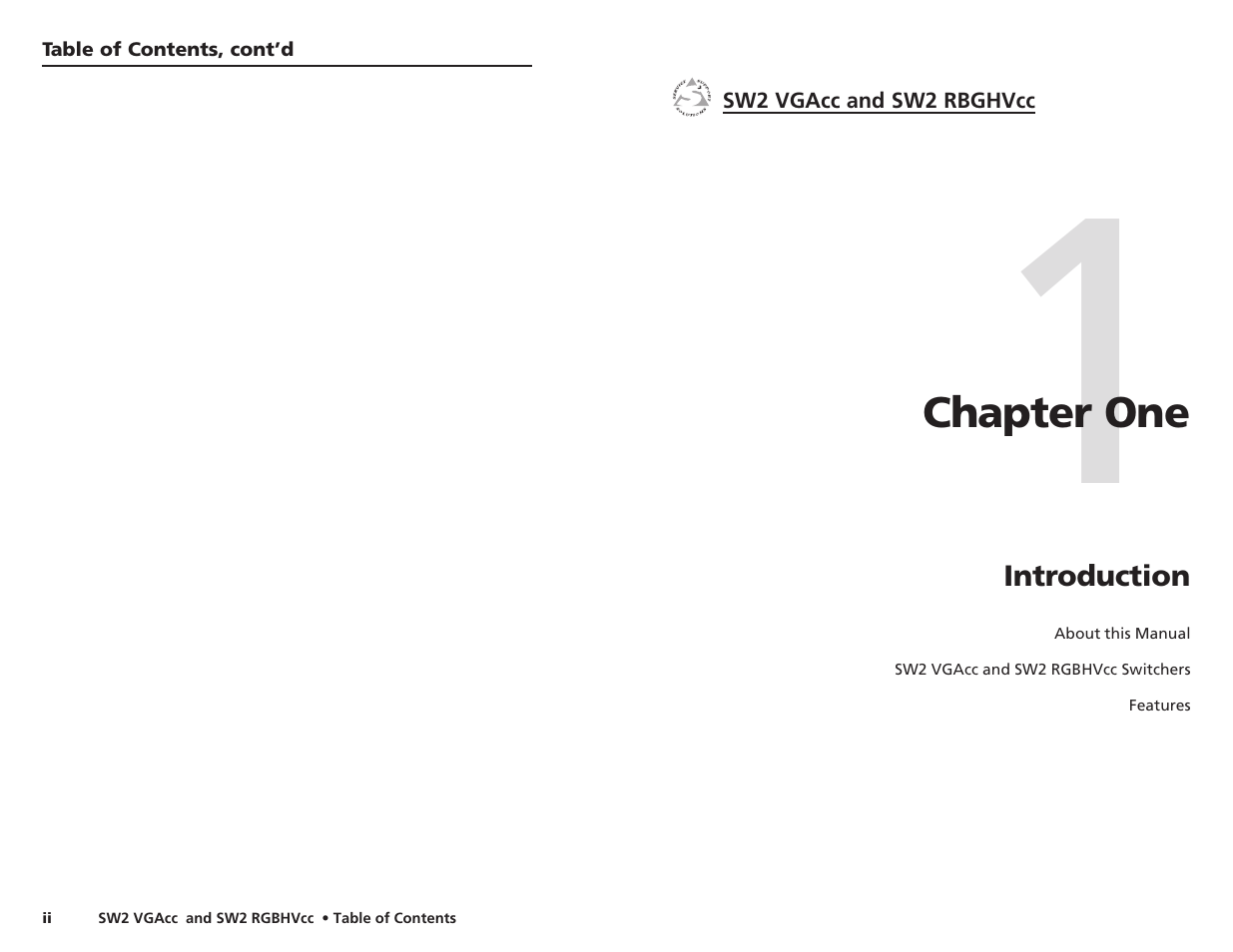 Extron Electronics SW2 RGBHVcc User Guide User Manual | Page 5 / 15
