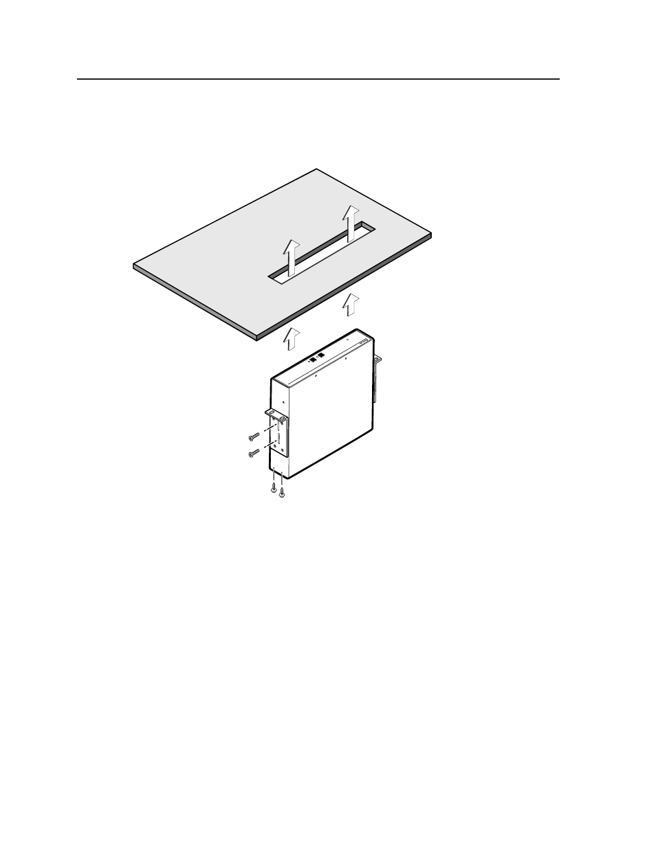 Through-furniture mounting the switcher, Installation, cont’d, Sw rgbhv series switchers • installation 2-6 | Extron Electronics SW RGBHV Series User Guide User Manual | Page 17 / 45