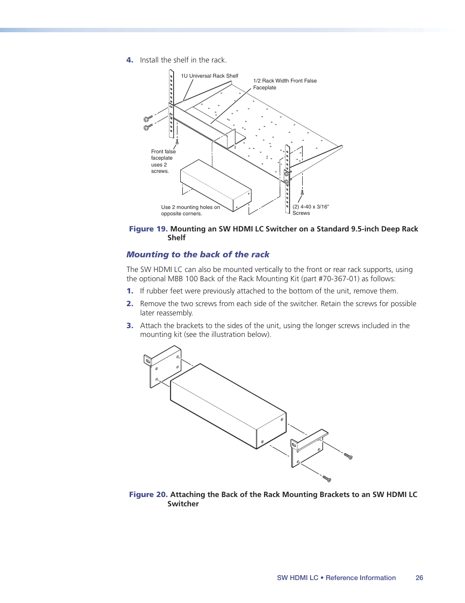 Extron Electronics SW HDMI LC User Guide User Manual | Page 32 / 36