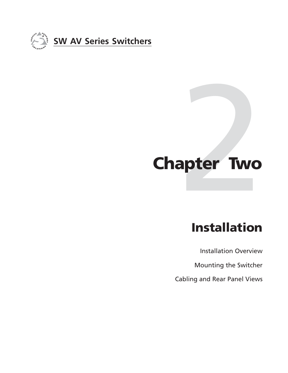 Extron Electronics SW AV Series User Guide User Manual | Page 13 / 50