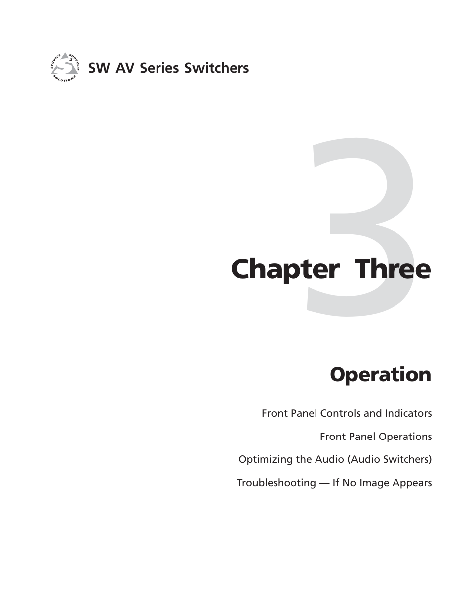 Extron Electronics SW AV Series User Guide User Manual | Page 21 / 50
