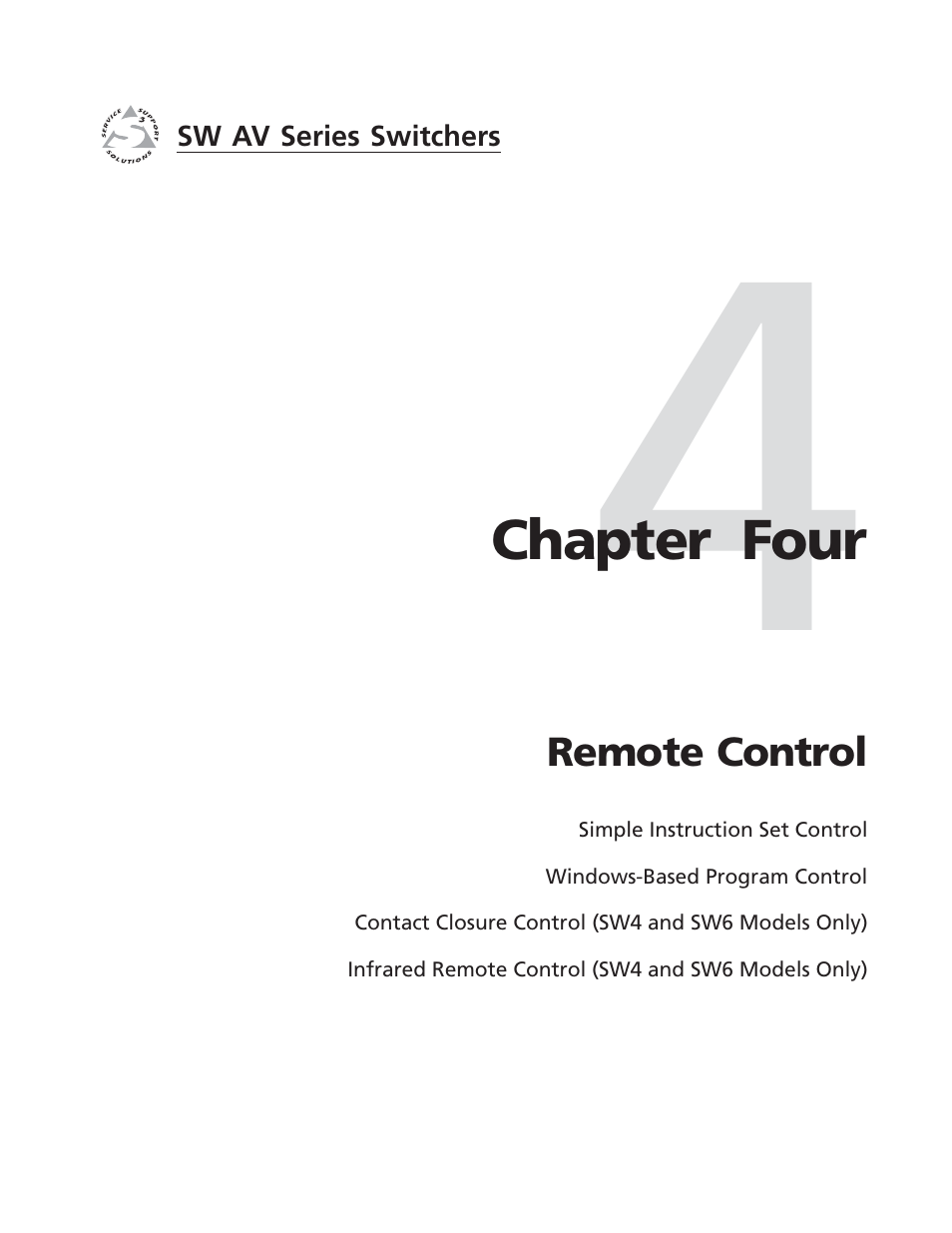 Extron Electronics SW AV Series User Guide User Manual | Page 35 / 50